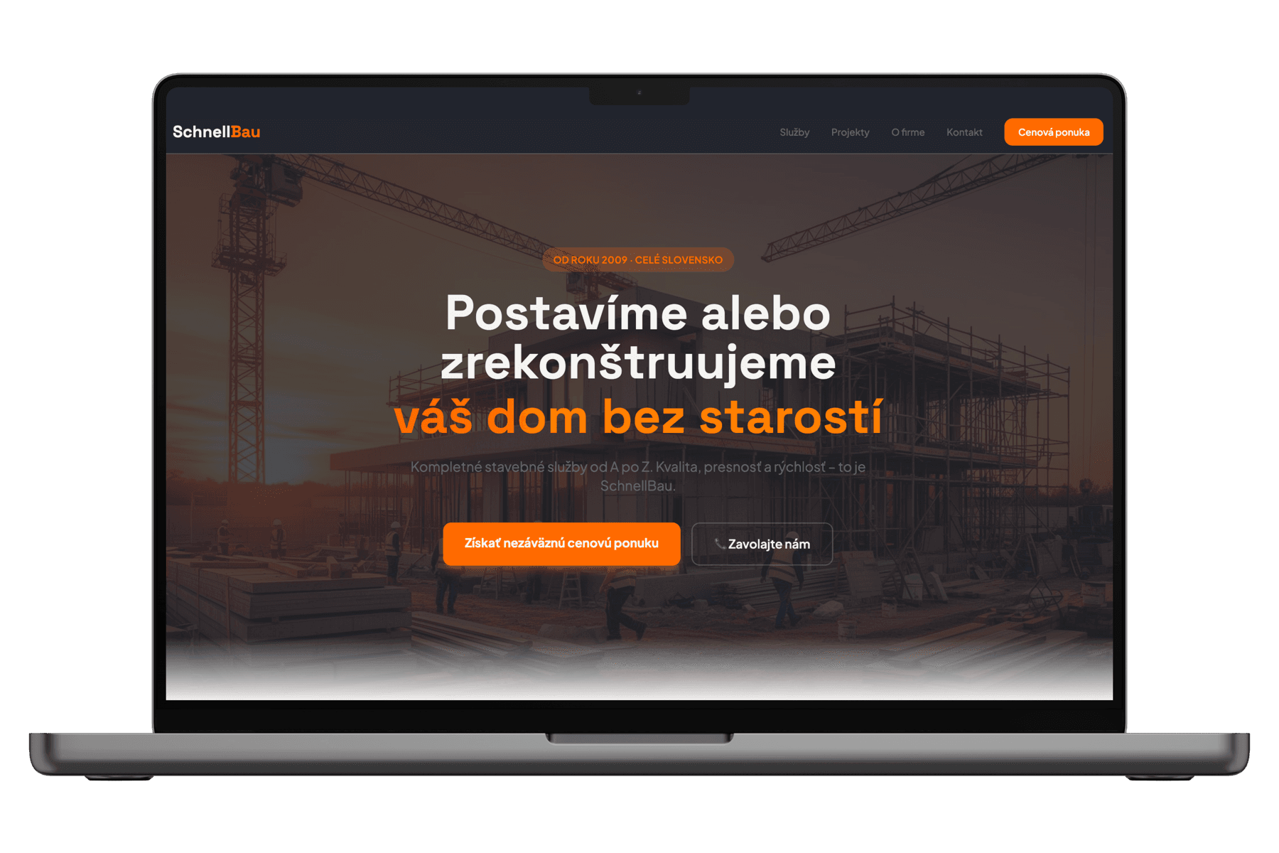 Schnellbau – desktop hero